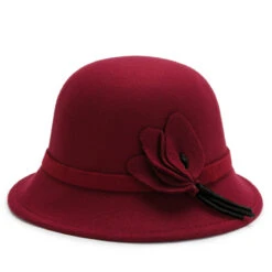 Chapeau Cloche En Laine Vintage élégant 11 Chapeau Cloche En Laine Vintage élégant -Chapeau Chic Soldes 23212 1gtqqp