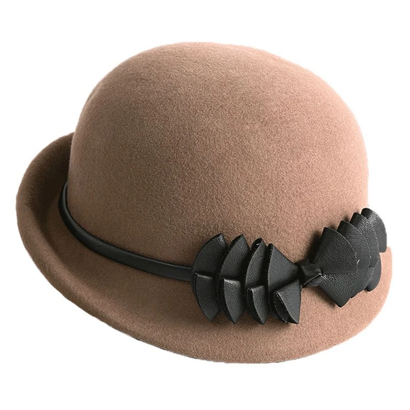 Chapeau Cloche Chic à Bord Irrégulier Pour Femme 3 Chapeau Cloche Chic à Bord Irrégulier Pour Femme