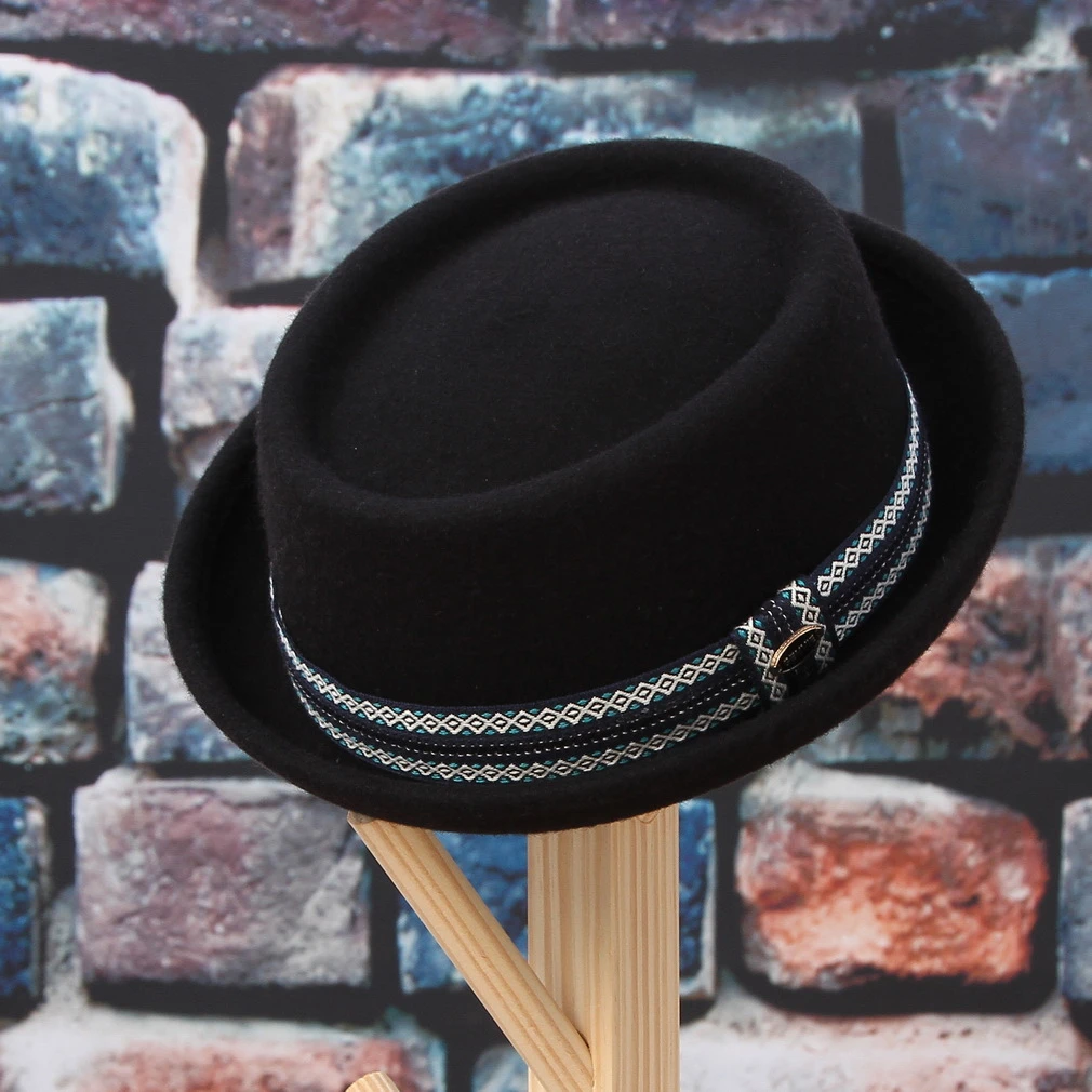 Chapeau Pork Pie En Laine Unisexe 5 Chapeau Pork Pie En Laine Unisexe – Image 3