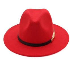 Chapeau Espagnol En Laine Rouge Pour Femmes -Chapeau Chic Soldes 23923 i7bro4