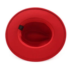 Chapeau Espagnol En Laine Rouge Pour Femmes -Chapeau Chic Soldes 23923 nblein