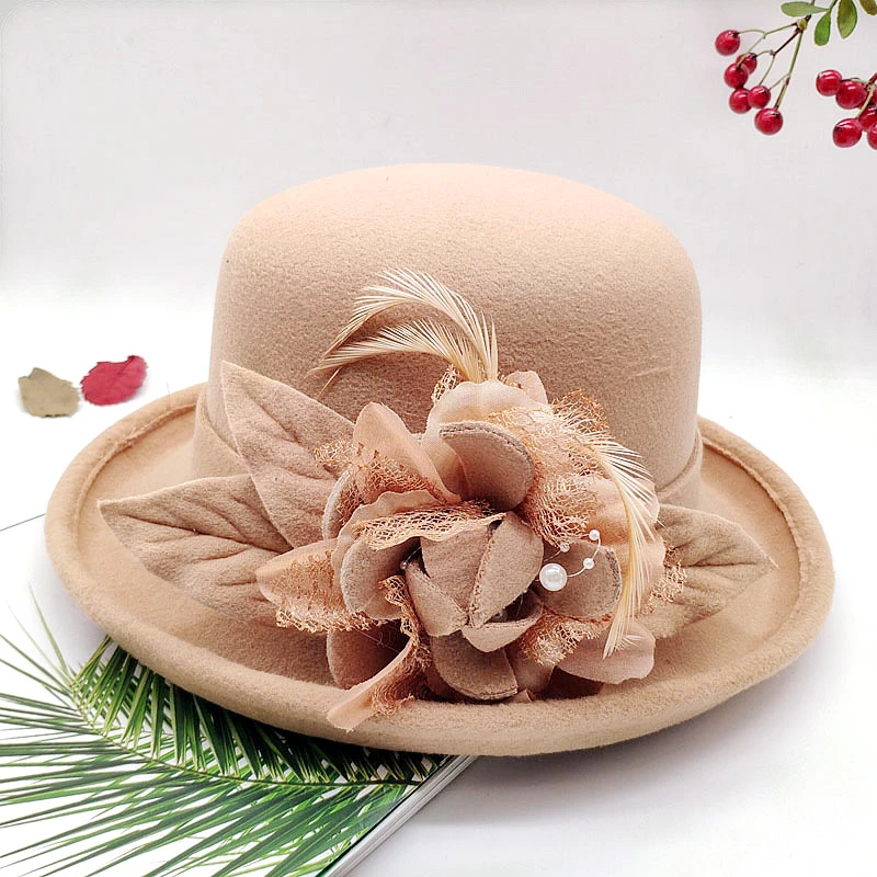 Chapeau Melon De Style Français Pour Femmes 3 Chapeau Melon De Style Français Pour Femmes