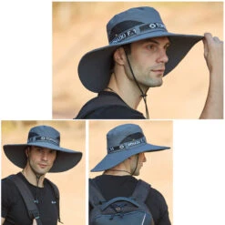 Chapeau De Randonnée Respirant à Bord Long 14 Chapeau De Randonnée Respirant à Bord Long -Chapeau Chic Soldes 2609 xawto9