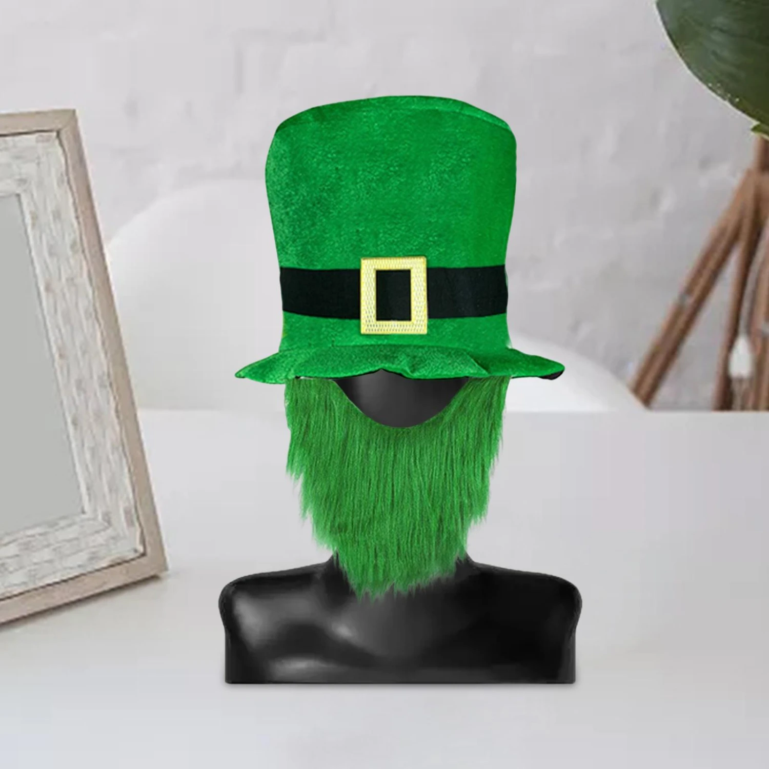 Chapeau St Patrick Avec Barbe En Velours 5 Chapeau St Patrick Avec Barbe En Velours – Image 3