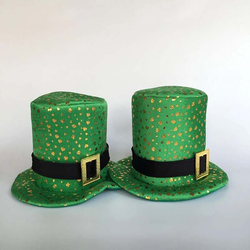 Chapeau St Patrick à Trèfles Dorés 4 Chapeau St Patrick à Trèfles Dorés – Image 2