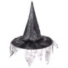 Chapeau Halloween De Sorcière Avec Toile D’araignée