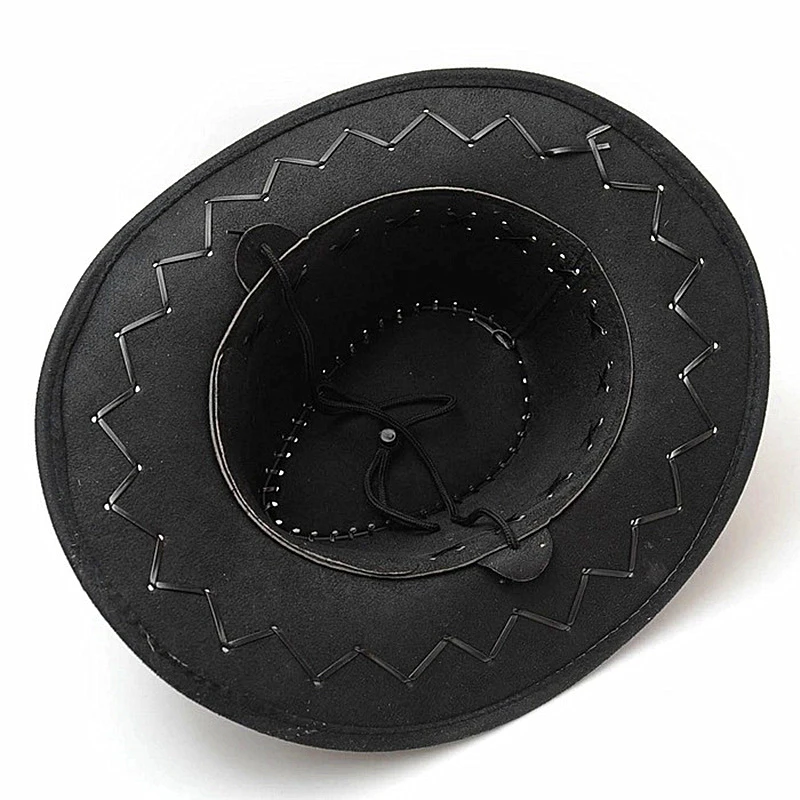 Chapeau Australien Unisexe En Faux Daim 7 Chapeau Australien Unisexe En Faux Daim – Image 5