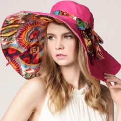 Chapeau Capeline à Motifs Colorés -Chapeau Chic Soldes 28468 uqlwxb