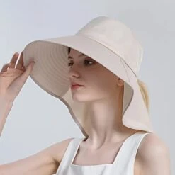 Chapeau Parasol à Grande Visière Pour Femme -Chapeau Chic Soldes 28923 vgr8te