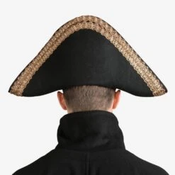 Chapeau Bicorne à Décoration Dorée 6 Chapeau Bicorne à Décoration Dorée -Chapeau Chic Soldes 29613 11c702