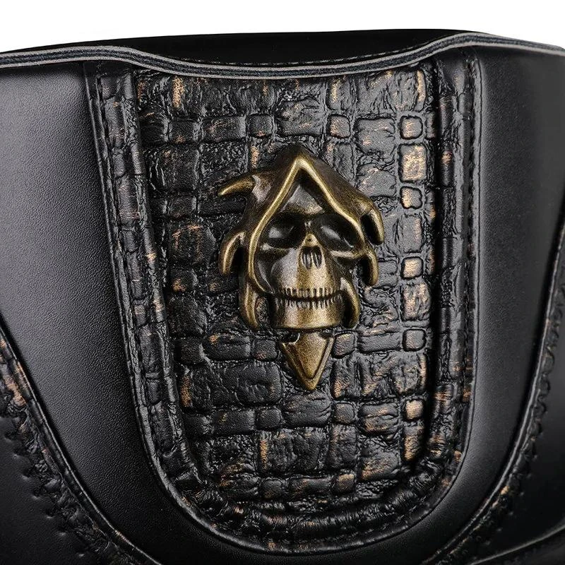 Chapeau De Magicien Noir En Cuir Synthétique 6 Chapeau De Magicien Noir En Cuir Synthétique – Image 4