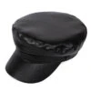 Chapeau Marin Style Casquette Similicuir -Chapeau Chic Soldes 3 1 1