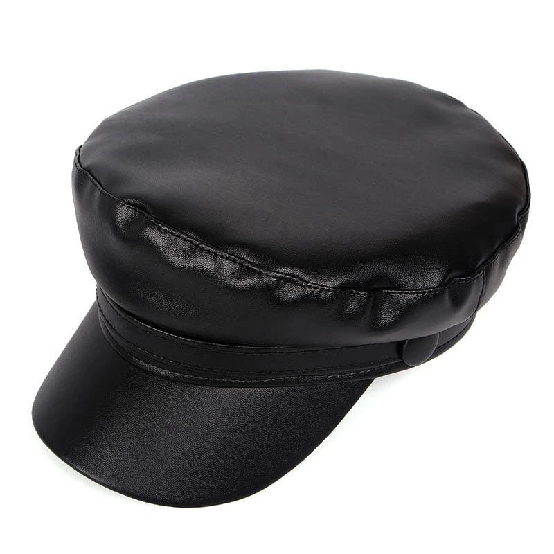 Chapeau Marin Style Casquette Similicuir 3 Chapeau Marin Style Casquette Similicuir