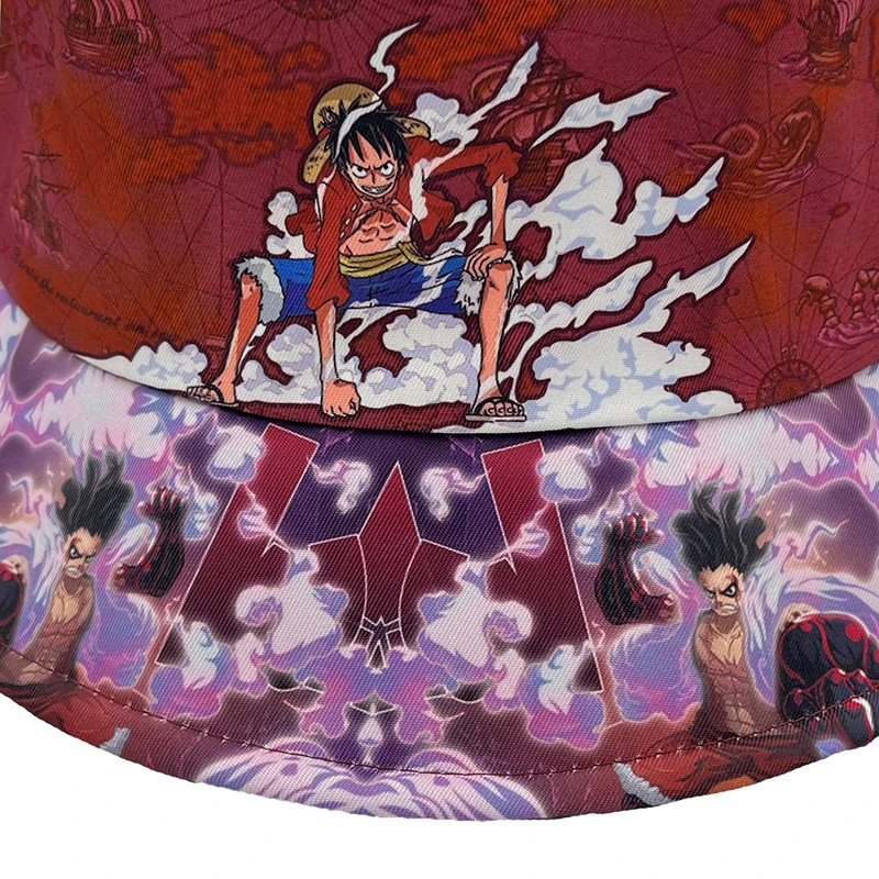 Bob à Imprimé Luffy Rouge 5 Bob à Imprimé Luffy Rouge – Image 3