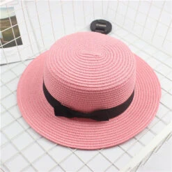 Chapeau Panama De Plage Avec Nœud Papillon Pour Filles