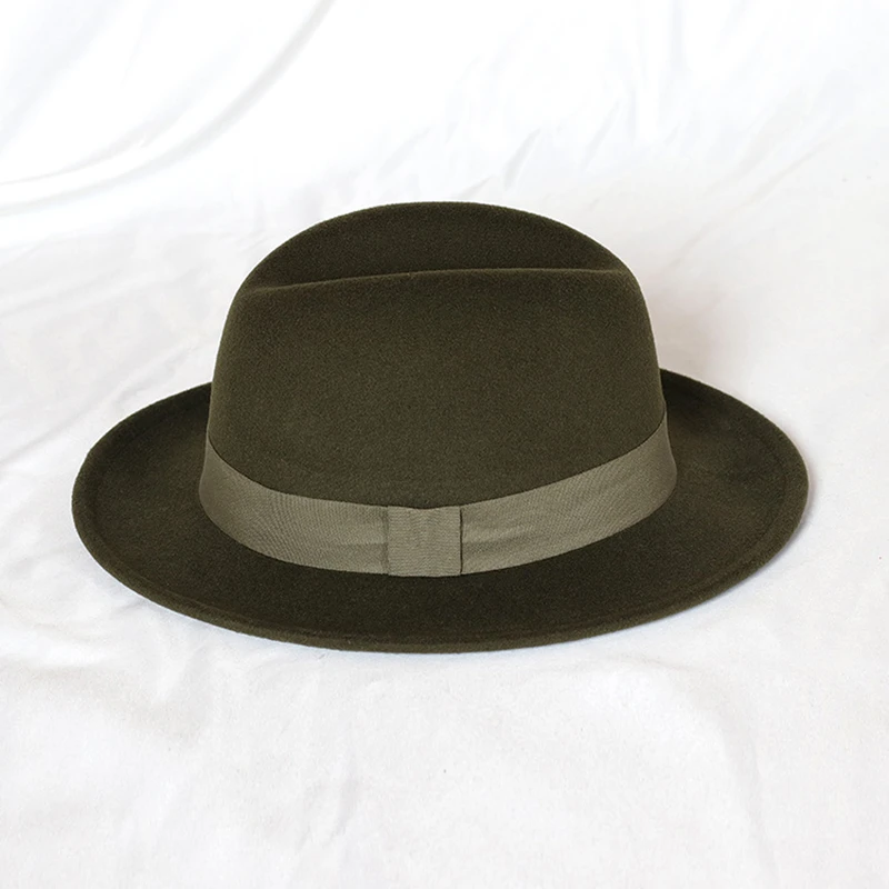 Chapeau Borsalino Avec Ruban Ton Sur Ton 6 Chapeau Borsalino Avec Ruban Ton Sur Ton – Image 4