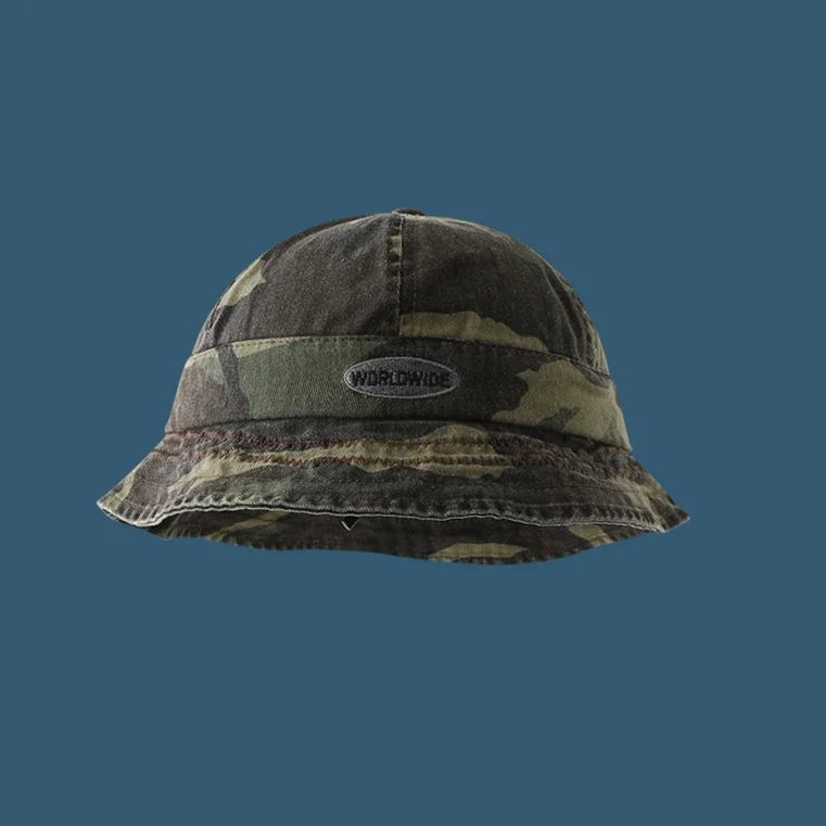 Chapeau Aventurier En Coton Unisexe Couleur Camouflage 3 Chapeau Aventurier En Coton Unisexe Couleur Camouflage – Image 2