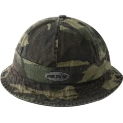 Chapeau Aventurier En Coton Unisexe Couleur Camouflage