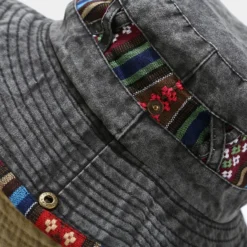 Chapeau Aventurier En Coton Type Bob -Chapeau Chic Soldes 31878 dlfxlk