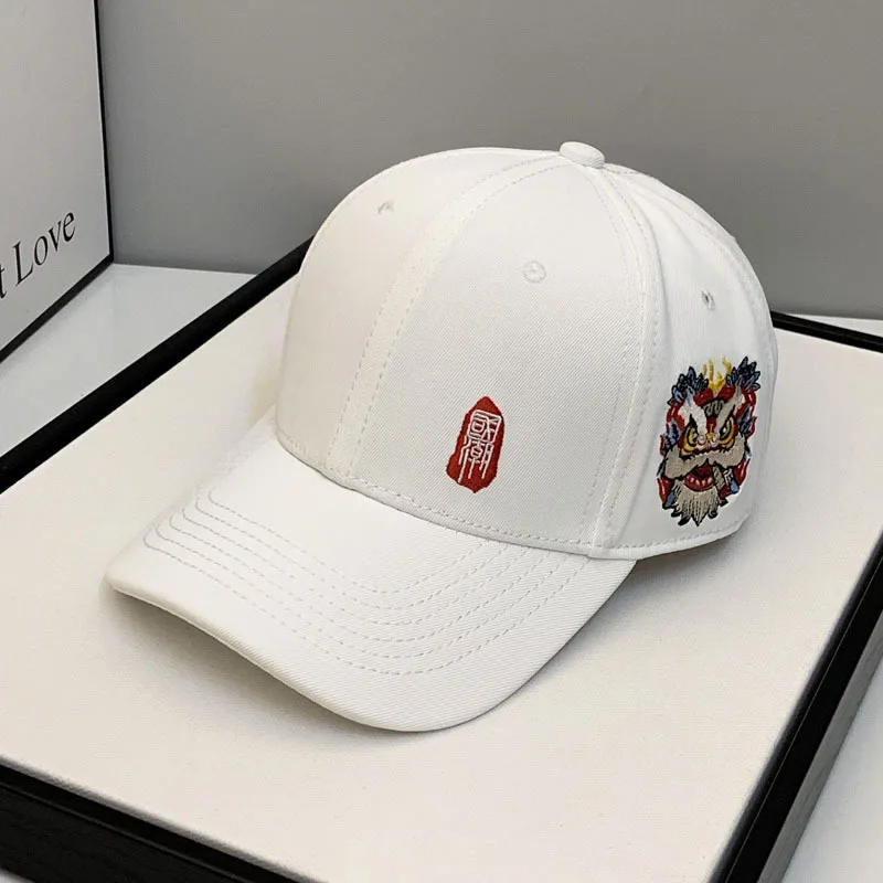 Chapeau De Type Casquette Brodée Avec Des Motifs Chinois 6 Chapeau De Type Casquette Brodée Avec Des Motifs Chinois – Image 4