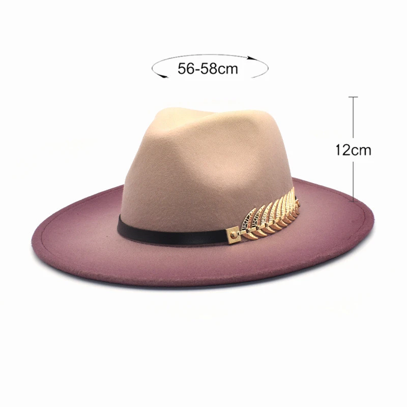 Chapeau Fedora En Dégradé 4 Chapeau Fedora En Dégradé – Image 2