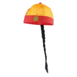 Chapeau Chinois De Costume Avec Queue De Cheval 12 Chapeau Chinois De Costume Avec Queue De Cheval -Chapeau Chic Soldes 3658 ixrggo