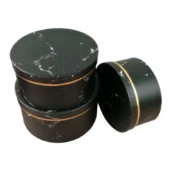 Lot De 3 Boîtes à Chapeaux Marbrées 9 Lot De 3 Boîtes à Chapeaux Marbrées -Chapeau Chic Soldes 3835 879cd4