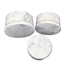 Lot De 3 Boîtes à Chapeaux Marbrées 10 Lot De 3 Boîtes à Chapeaux Marbrées -Chapeau Chic Soldes 3835 d7880c