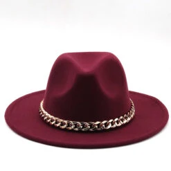 Chapeau Fedora à Chaîne 17 Chapeau Fedora à Chaîne -Chapeau Chic Soldes 3901 qnqpke