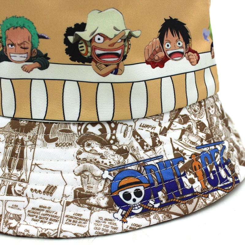 Bob à Imprimé Luffy Beige 5 Bob à Imprimé Luffy Beige – Image 3