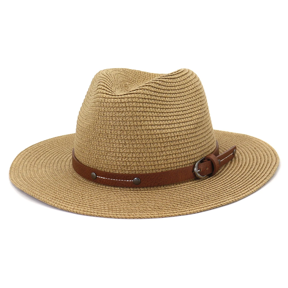 Chapeau Panama Ceinture En Similicuir 7 Chapeau Panama Ceinture En Similicuir – Image 5