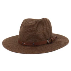 Chapeau Panama Ceinture En Similicuir 13 Chapeau Panama Ceinture En Similicuir -Chapeau Chic Soldes 4137 u2e4o4