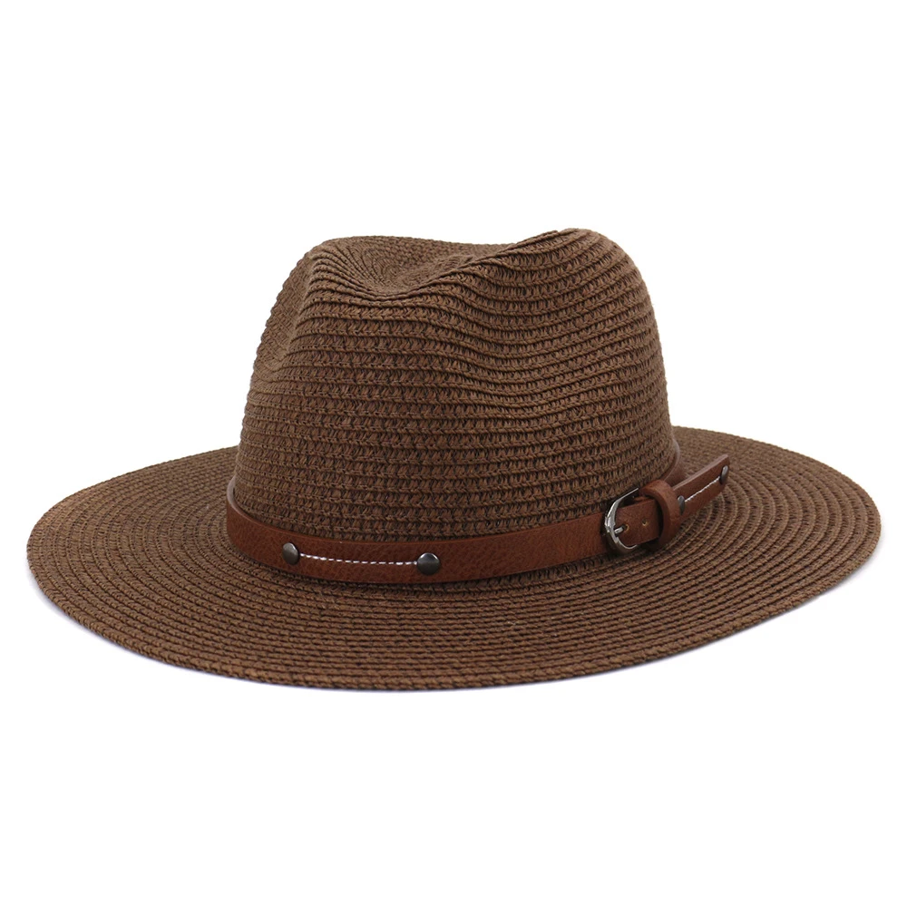 Chapeau Panama Ceinture En Similicuir 5 Chapeau Panama Ceinture En Similicuir – Image 3