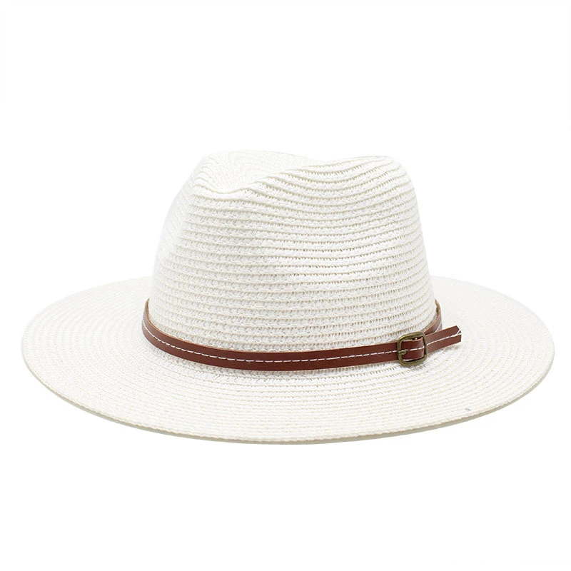 Chapeau Panama Unisexe Avec Ceinture En Similicuir 3 Chapeau Panama Unisexe Avec Ceinture En Similicuir