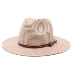 Chapeau Panama Unisexe Avec Ceinture En Similicuir 14 Chapeau Panama Unisexe Avec Ceinture En Similicuir -Chapeau Chic Soldes 4160 gkeaw9