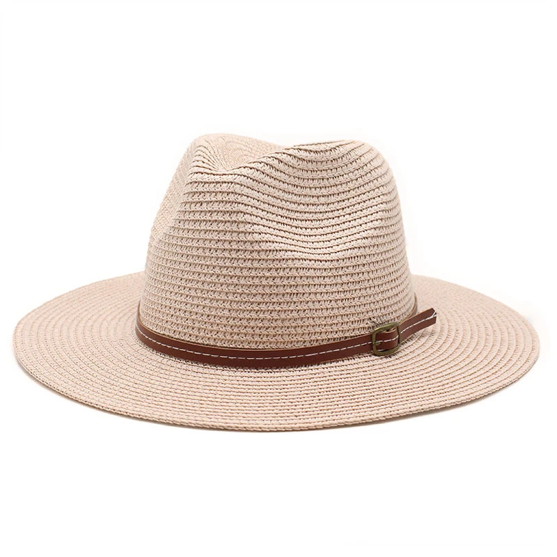 Chapeau Panama Unisexe Avec Ceinture En Similicuir 6 Chapeau Panama Unisexe Avec Ceinture En Similicuir – Image 4