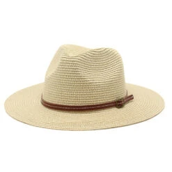 Chapeau Panama Unisexe Avec Ceinture En Similicuir 19 Chapeau Panama Unisexe Avec Ceinture En Similicuir -Chapeau Chic Soldes 4160 w8mrvt