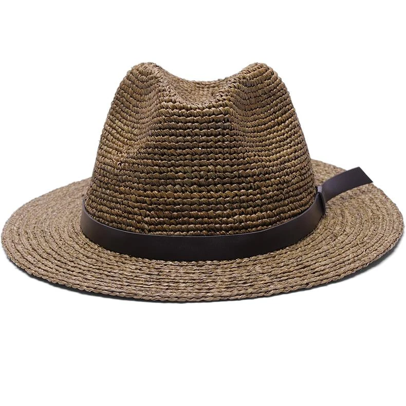 Chapeau De Paille Panama Et Lanière En Cuir 10 Chapeau De Paille Panama Et Lanière En Cuir – Image 8