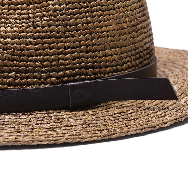 Chapeau De Paille Panama Et Lanière En Cuir 9 Chapeau De Paille Panama Et Lanière En Cuir – Image 7