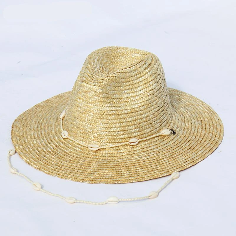 Chapeau Pour Femme Paille Et Coquillages 7 Chapeau Pour Femme Paille Et Coquillages – Image 5