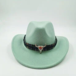 Chapeau De Cowboy Avec Tête De Taureau -Chapeau Chic Soldes 4794 pqc4ul scaled 1
