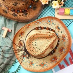 Chapeau De Cowboy En Paille 20 Chapeau De Cowboy En Paille -Chapeau Chic Soldes 4848 709cb6