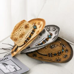 Chapeau De Cowboy En Paille 21 Chapeau De Cowboy En Paille -Chapeau Chic Soldes 4848 ca3d7b