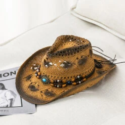 Chapeau De Cowboy En Paille 18 Chapeau De Cowboy En Paille -Chapeau Chic Soldes 4848 en0fjb
