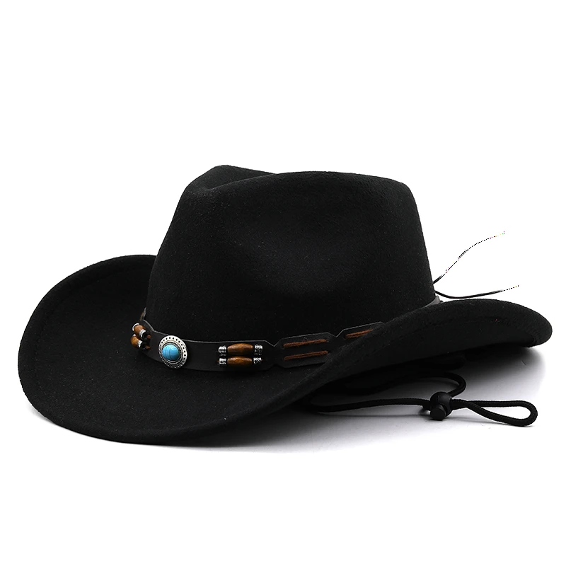 Chapeau De Cowboy En Feutre Pour Femme 5 Chapeau De Cowboy En Feutre Pour Femme – Image 3