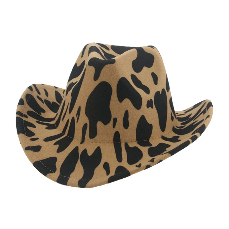 Chapeau De Cowboy Avec Motif De Vache 4 Chapeau De Cowboy Avec Motif De Vache – Image 2