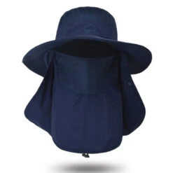 Chapeau Anti-UV Avec Couvre-visage Et Cou Bleu Marine 10 Chapeau Anti-UV Avec Couvre-visage Et Cou Bleu Marine -Chapeau Chic Soldes 5 22