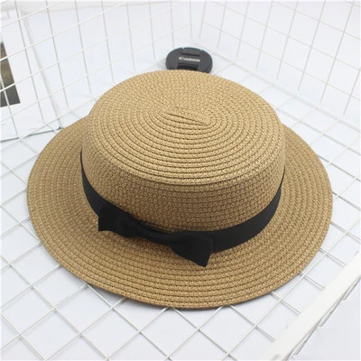 Chapeau Panama De Plage Avec Nœud Papillon Pour Filles 8 Chapeau Panama De Plage Avec Nœud Papillon Pour Filles – Image 6