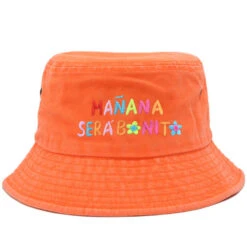 Bob En Coton Brodé Mañana Será Bonito Inspiré De Karol G 15 Bob En Coton Brodé Mañana Será Bonito Inspiré De Karol G -Chapeau Chic Soldes 5 26