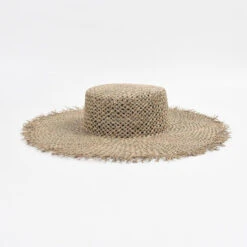 Chapeau Canotier En Paille Tissée 9 Chapeau Canotier En Paille Tissée -Chapeau Chic Soldes 5 37
